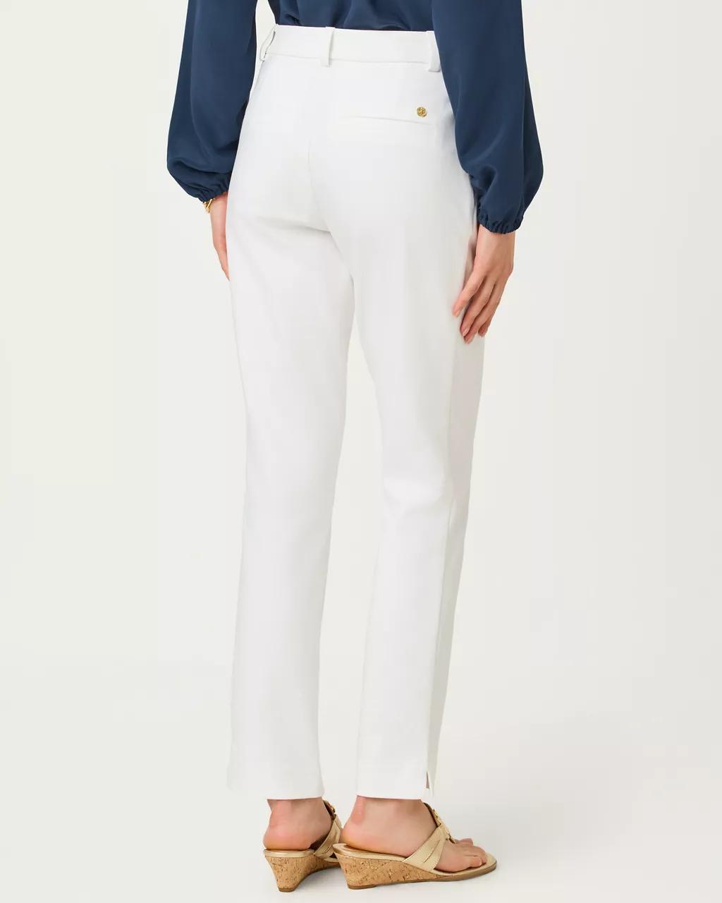 29" Ana High Rise Pant - Resort White
