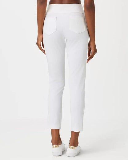 UPF 50+ Luxletic 28" Corso Pant - Resort White