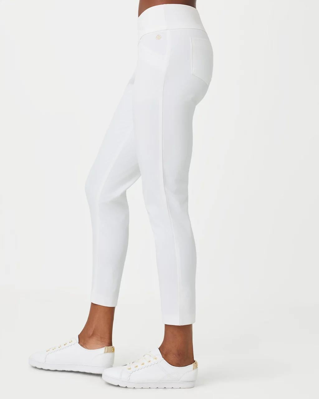 UPF 50+ Luxletic 28" Corso Pant - Resort White