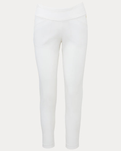 UPF 50+ Luxletic 28" Corso Pant - Resort White