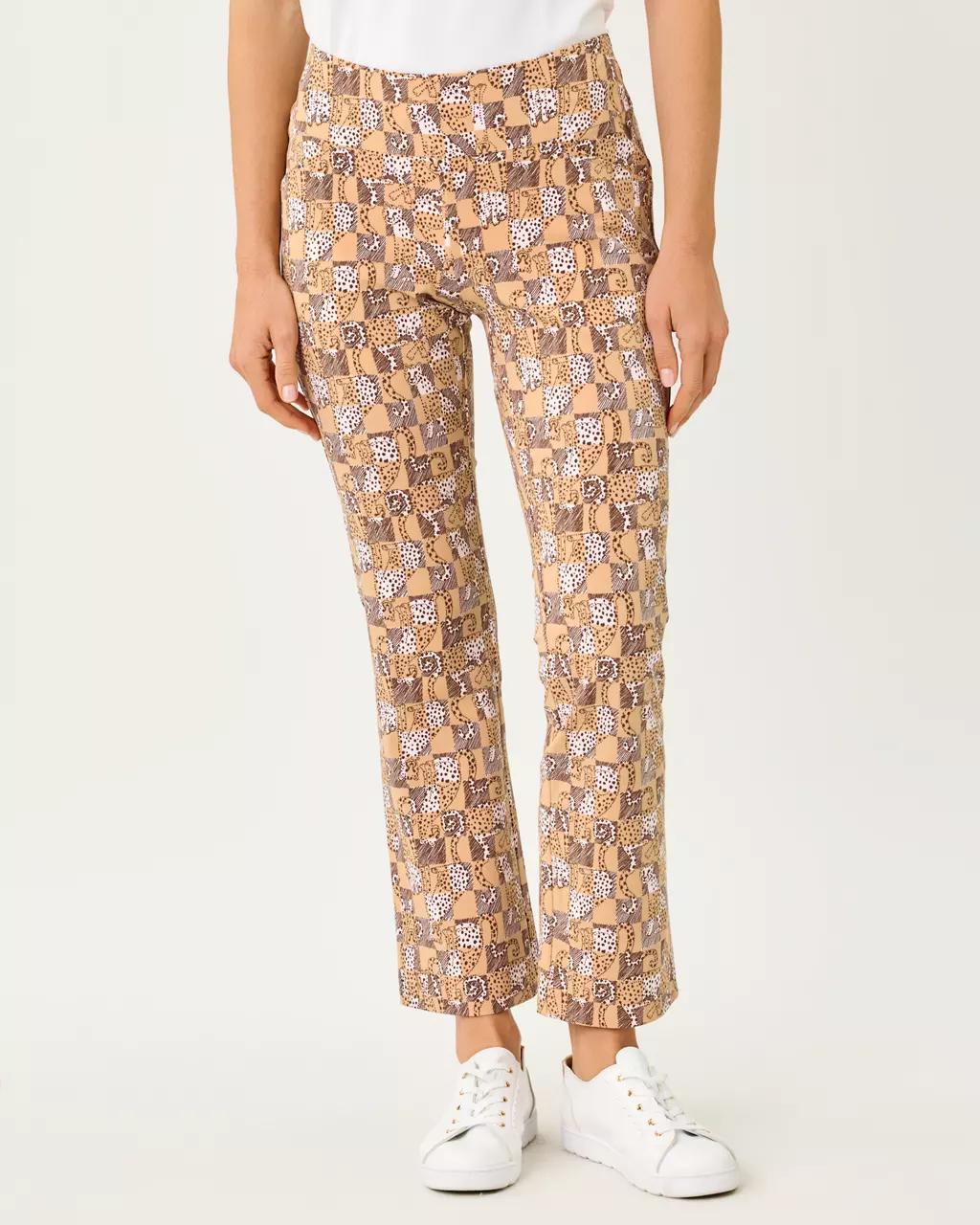 UPF 50+ Luxletic 28" Corso Kick Flare Pant - Iced Latte