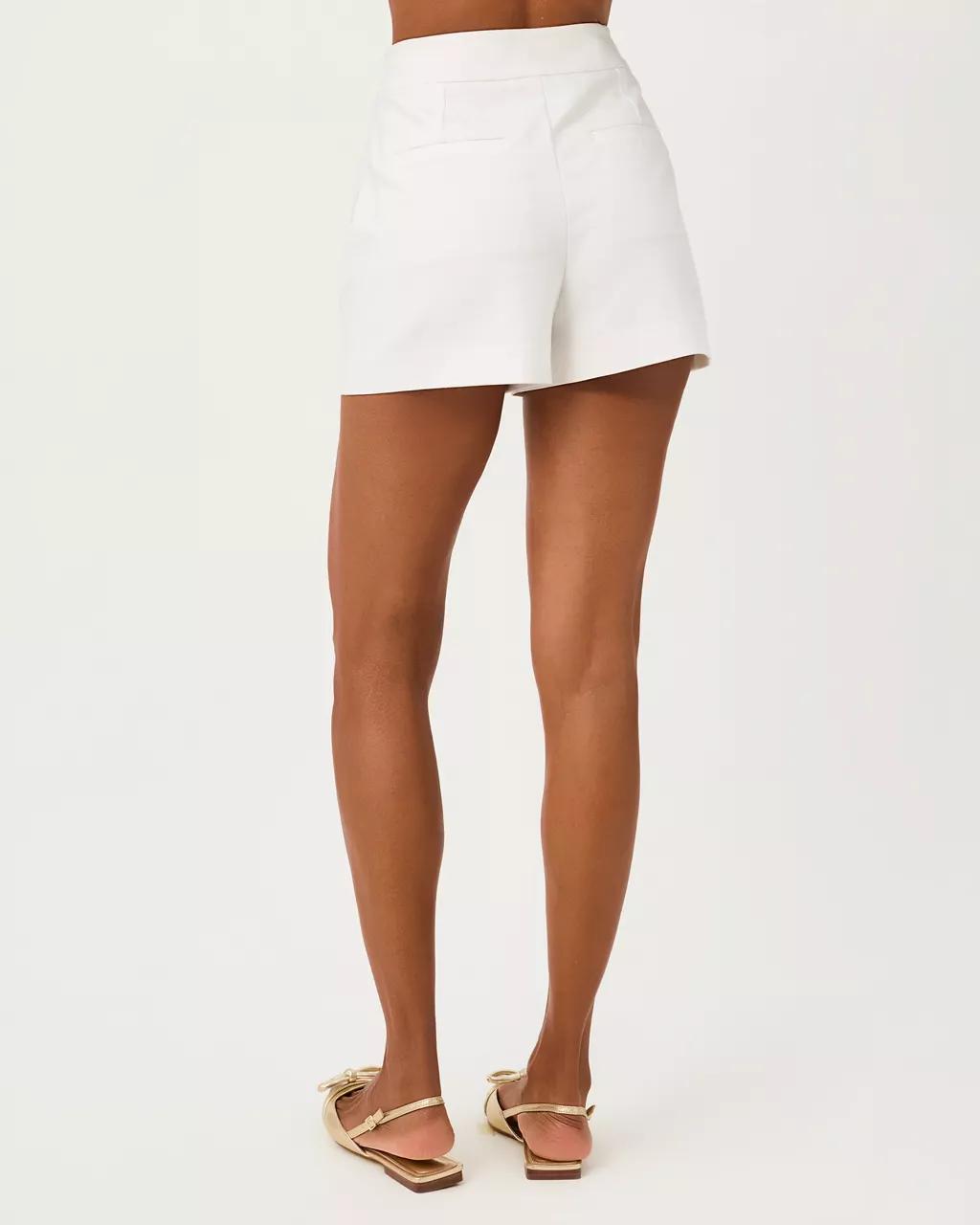 3" Sarissa Stretch Short - Resort White