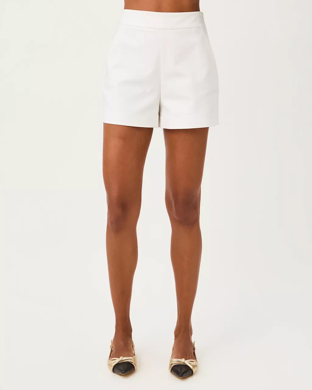 3" Sarissa Stretch Short - Resort White