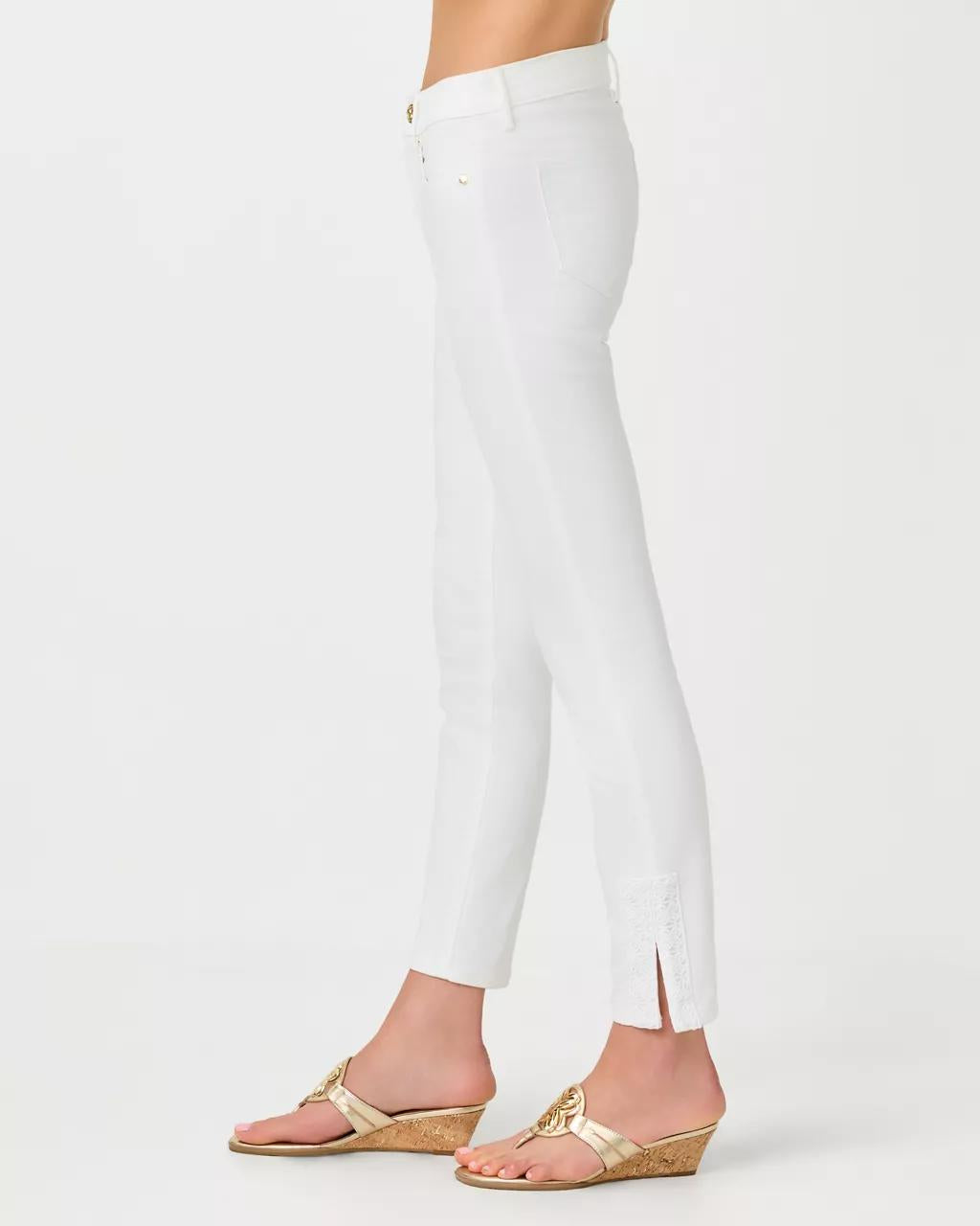 29" South Ocean High Rise Skinny Jean - Resort White