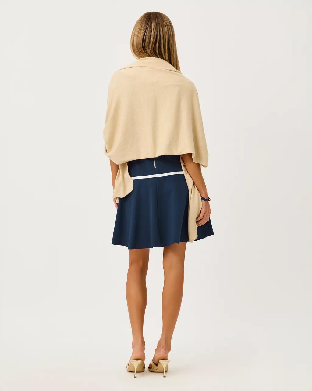 Lanelle Wrap - Heathered Wicker Tan Metallic