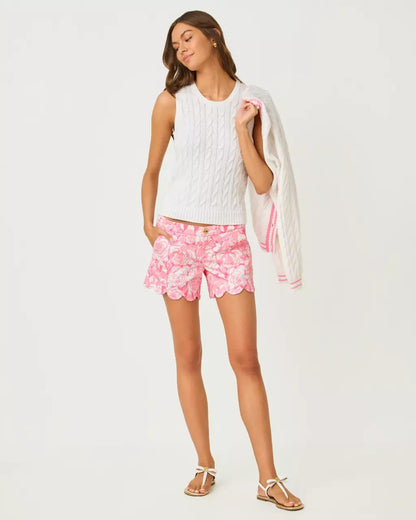 Brockton Crew Neck Sweater Tank - Resort White