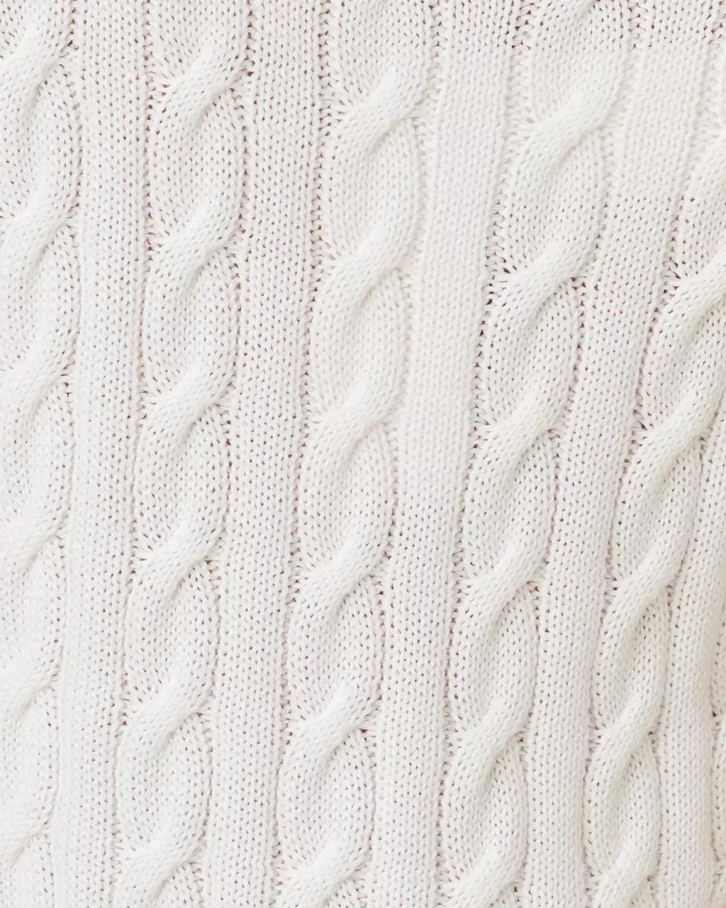 Brockton Crew Neck Sweater Tank - Resort White