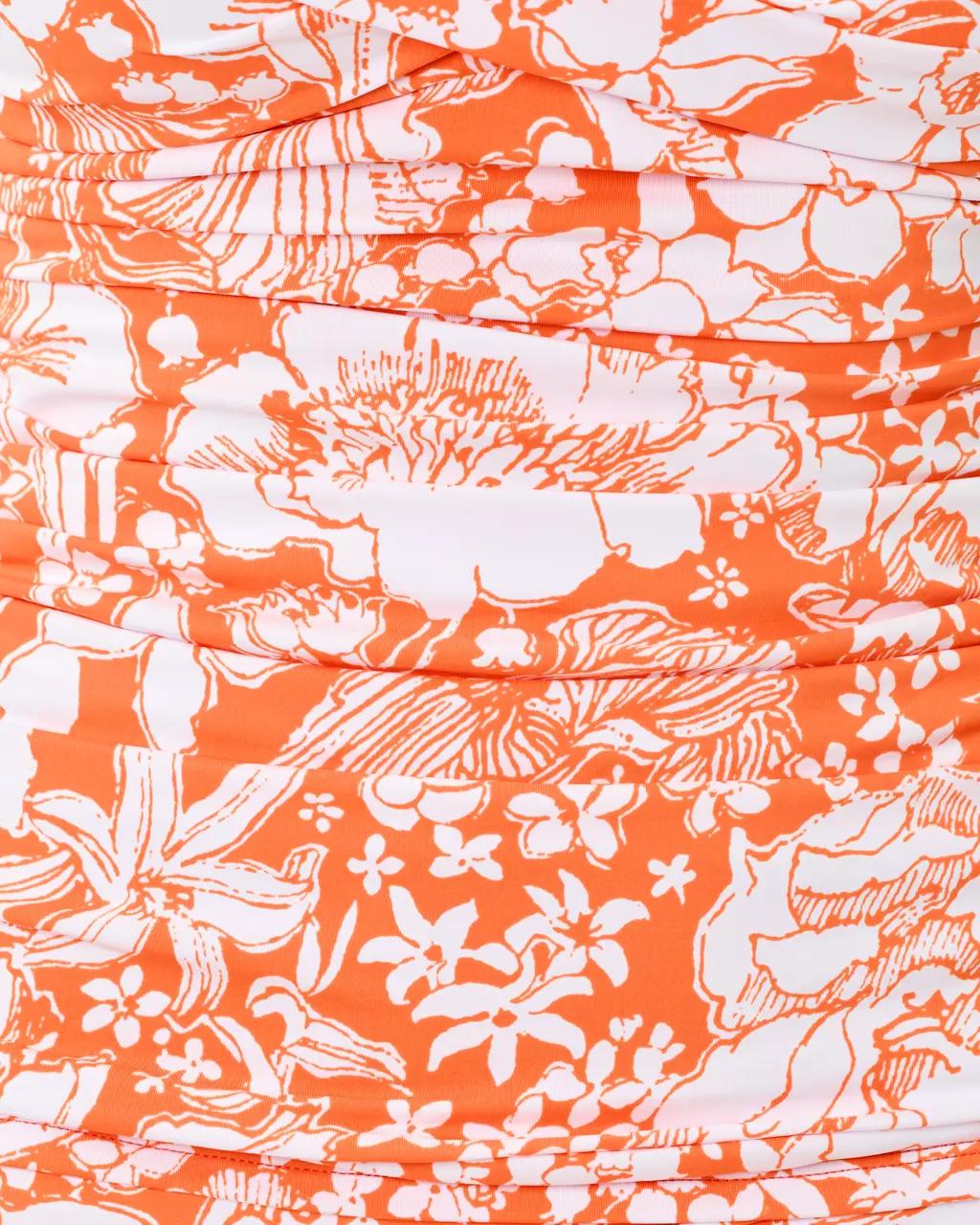 Flamenco Tankini Top - Sunset Orange