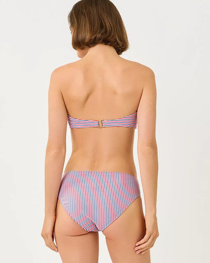 Rior Hipster Bikini Bottom - Resort White X Paradise Punch X Starligh