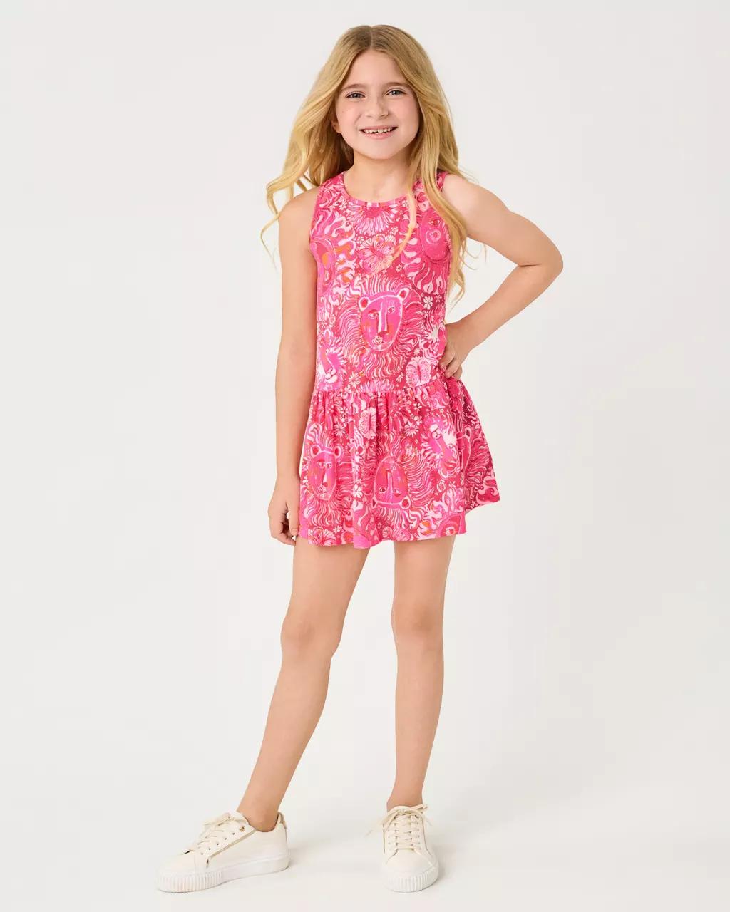 Girls Mini Dixi Dress - Paradise Punch