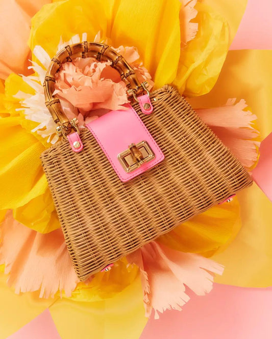 Leena Top Handle Bag - Cherry Blossom Pink X Honey