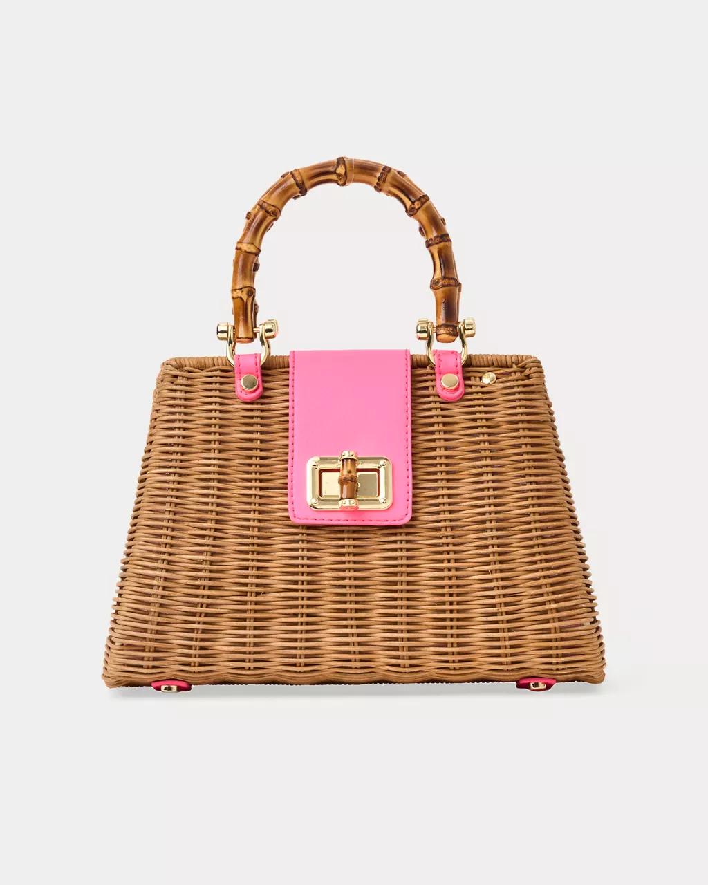 Leena Top Handle Bag - Cherry Blossom Pink X Honey