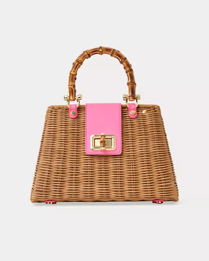 Leena Top Handle Bag - Cherry Blossom Pink X Honey