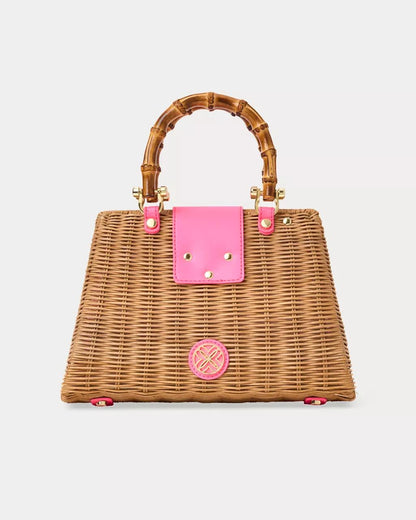 Leena Top Handle Bag - Cherry Blossom Pink X Honey