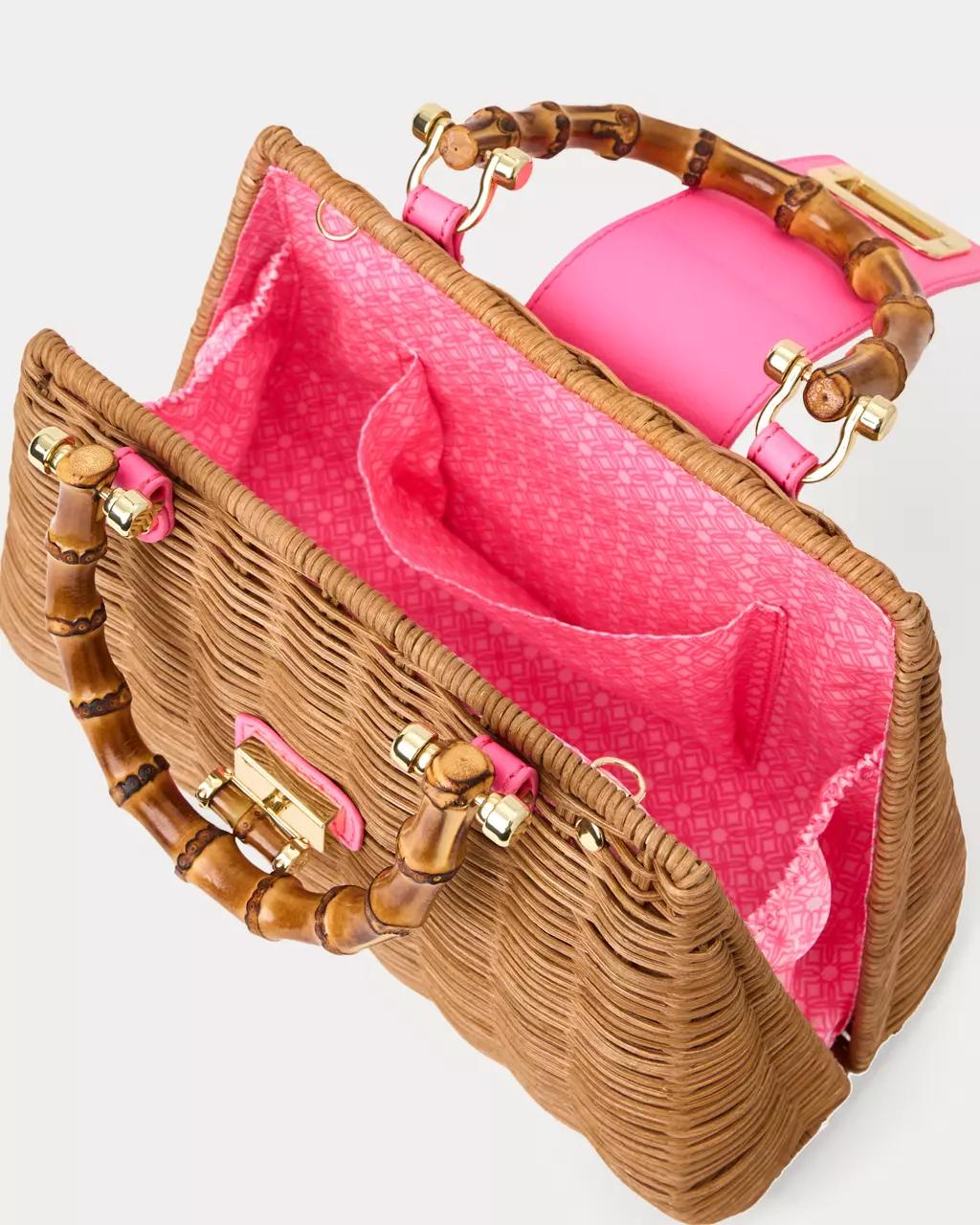 Leena Top Handle Bag - Cherry Blossom Pink X Honey