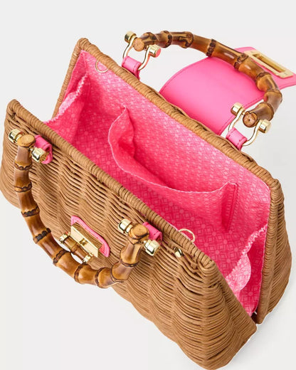 Leena Top Handle Bag - Cherry Blossom Pink X Honey