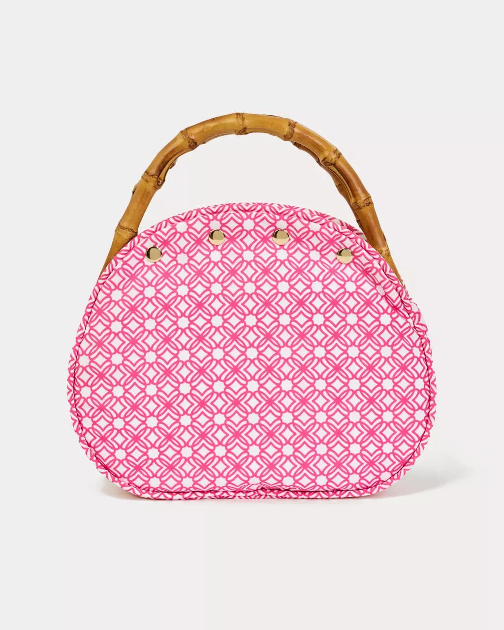 Breakers Bamboo Bermuda Bag - Passion Fruit Pink X Resort White