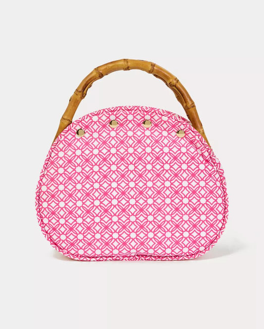 Breakers Bamboo Bermuda Bag - Passion Fruit Pink X Resort White