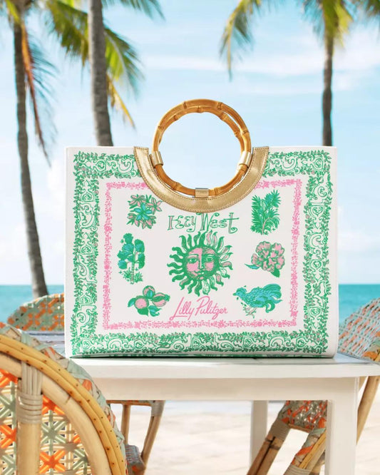 Oasis Canvas Tote - Resort White