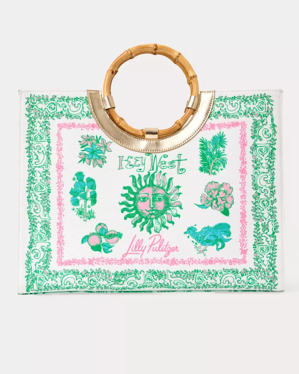 Oasis Canvas Tote - Resort White
