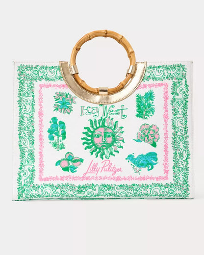 Oasis Canvas Tote - Resort White