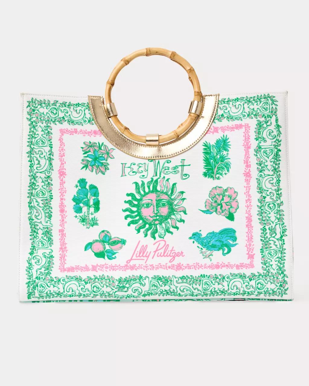 Oasis Canvas Tote - Resort White