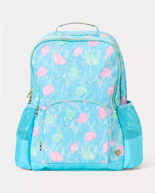 Printed Backpack - Capri Blue