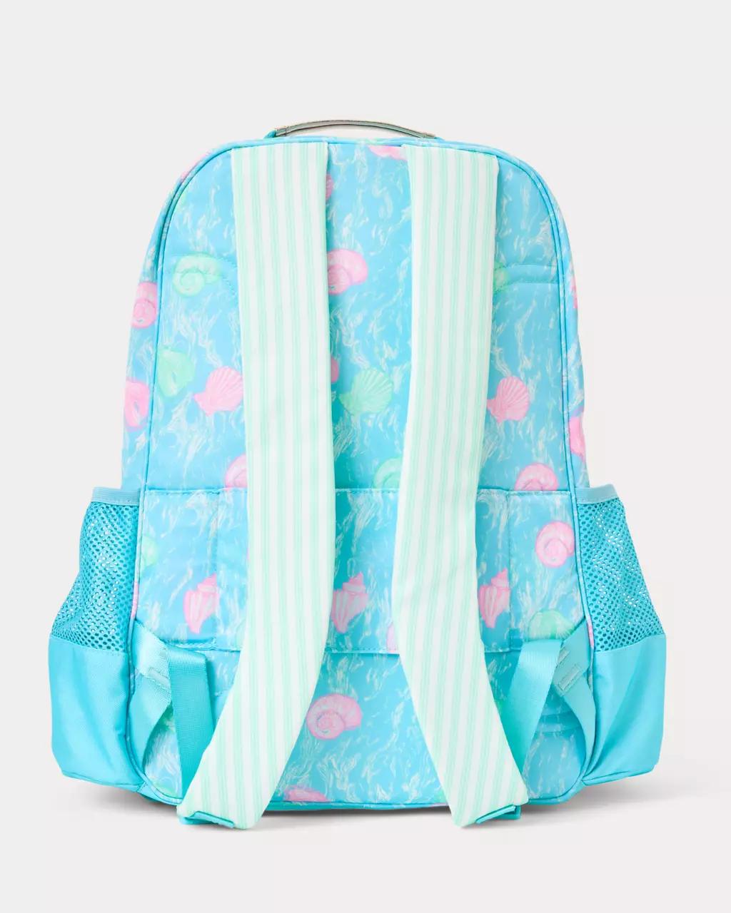 Printed Backpack - Capri Blue
