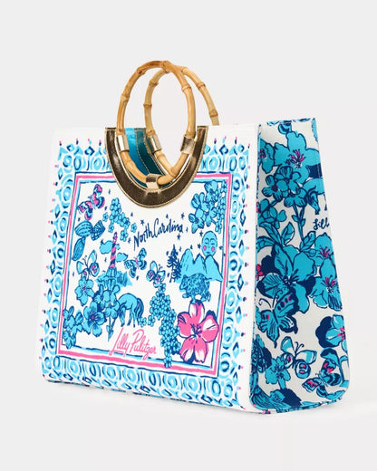 Oasis Canvas Tote - Capri Blue