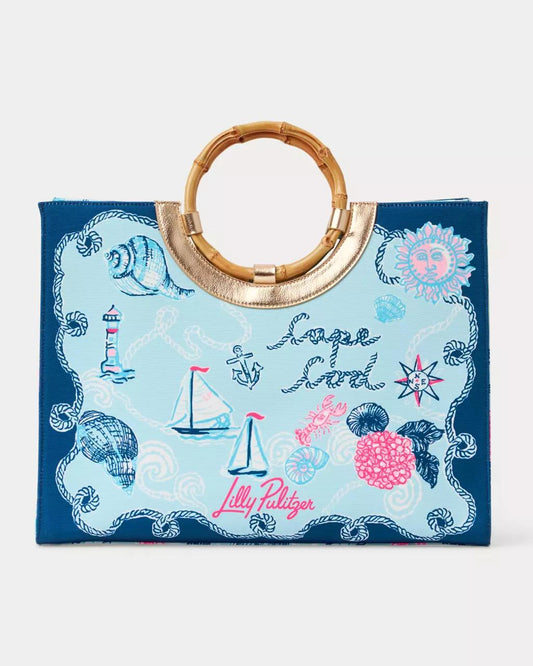 Oasis Canvas Tote - Day Dream Blue