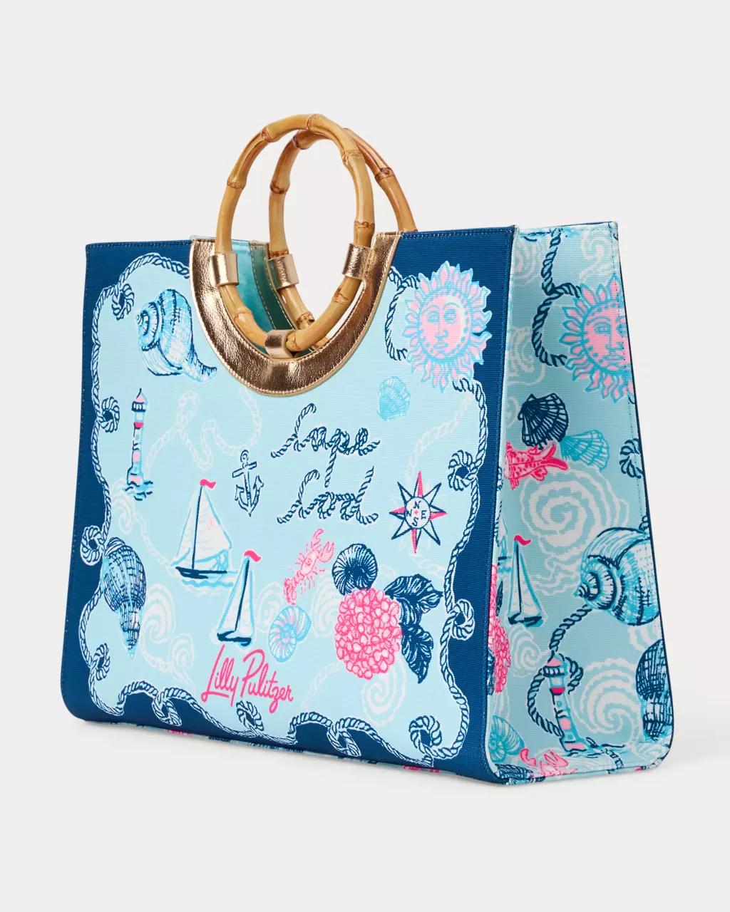 Oasis Canvas Tote - Day Dream Blue