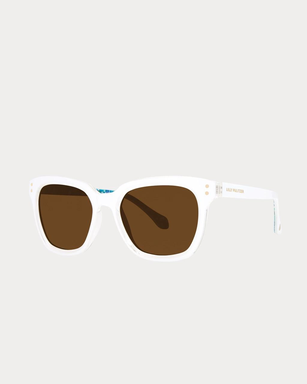 Sunset Cove Sunglasses - Resort White