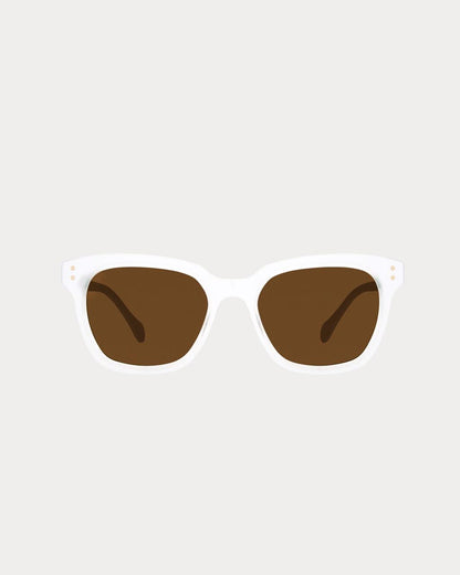 Sunset Cove Sunglasses - Resort White