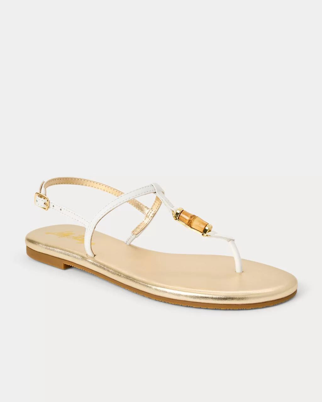 Leena Sandal - Resort White