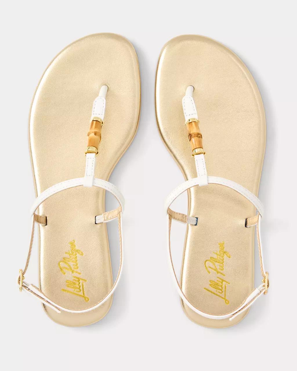 Leena Sandal - Resort White