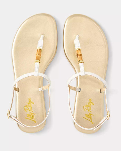 Leena Sandal - Resort White