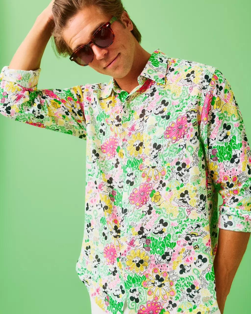 Men's Stuff Addison Linen Button Down Shirt - Multi